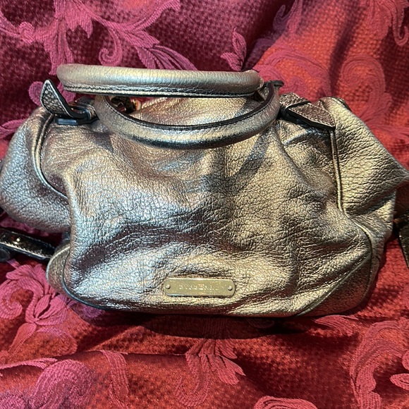 Large Pewter/metallic Burberry handbag - Picture 12 of 16